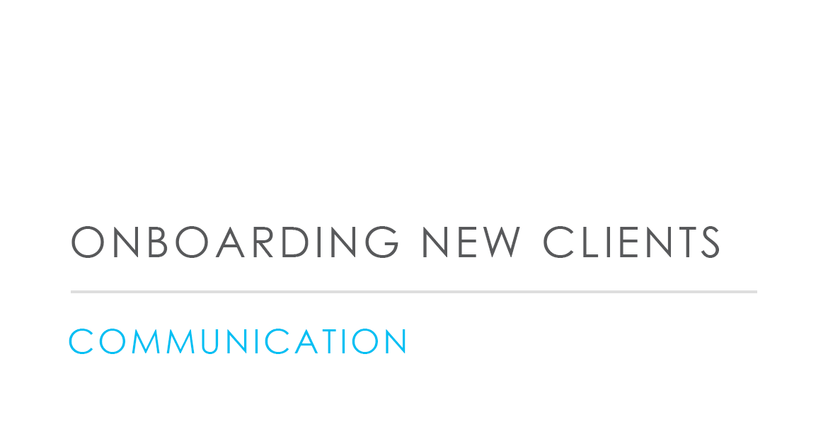 Onboarding New Clients