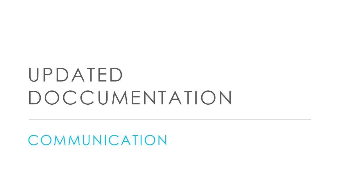 Updated Documentation