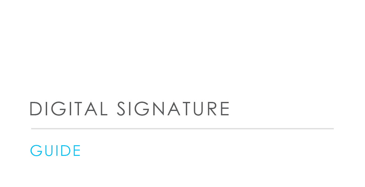 Digital Signature