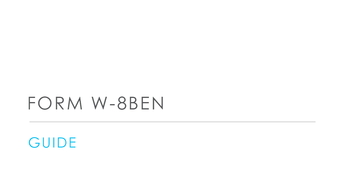 Form W-8BEN