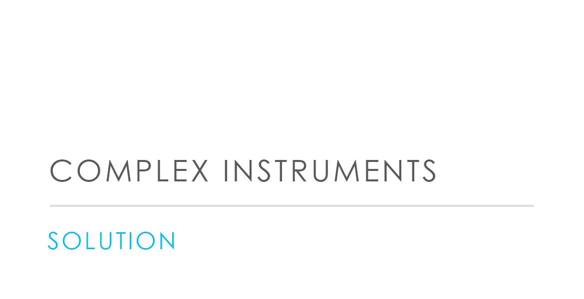 Complex Instruments
