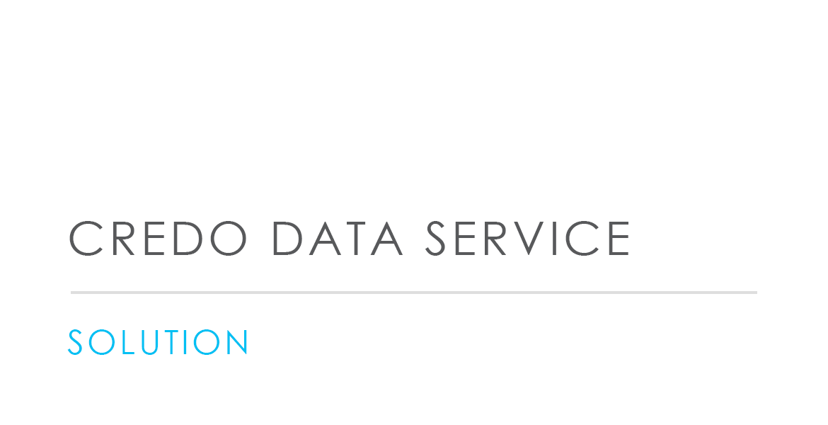 Credo data Service