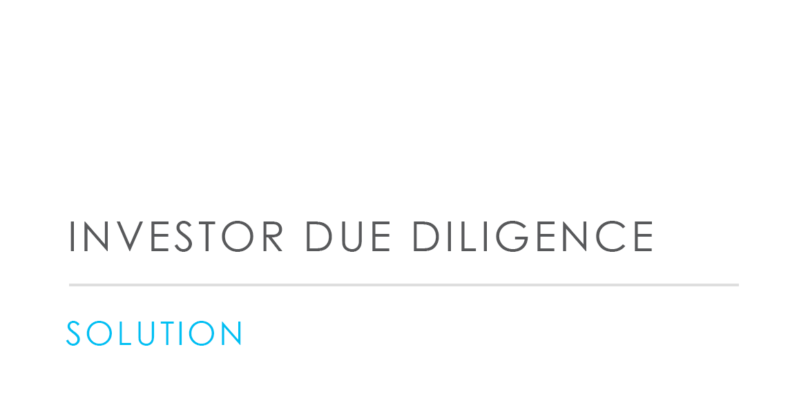Investor Due Diligence
