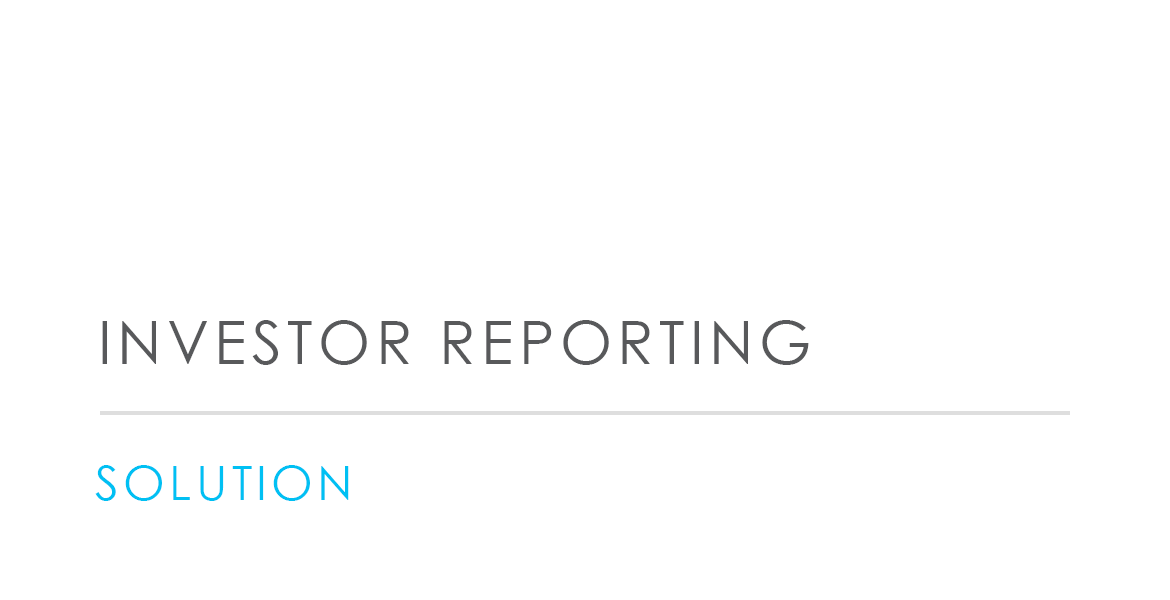 Investor Reporting